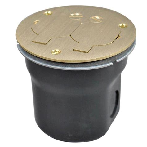 surface mount floor boxes electrical|round single receptacle floor outlet.